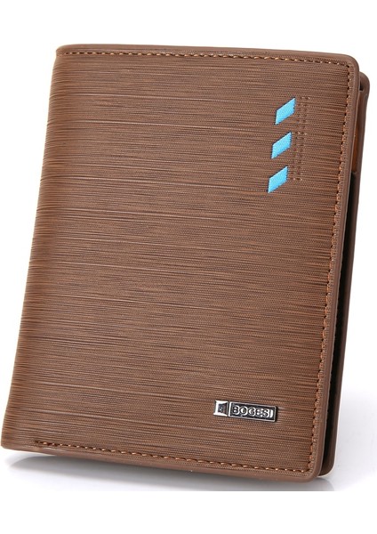 Lüks Erkek Iş Pu Deri Cüzdan Cüzdan Marka Kısa Ince Erkek Çantalar Para Kredi Kartı Ince Hombre Billetera Portafoglio Yurt Dışından fırsatları