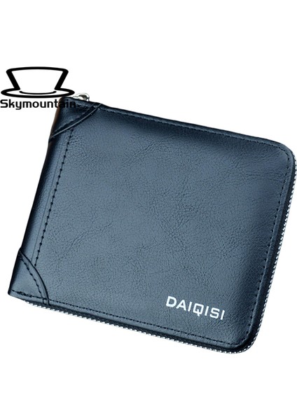 Skymountain Erkek Çanta Pürüzsüz Fermuar Erkek Çanta Para Klipsi Kredi Kartı Tutucu Yurt Dışından fiyatları