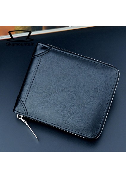 Skymountain Erkek Çanta Pürüzsüz Fermuar Erkek Çanta Para Klipsi Kredi Kartı Tutucu Yurt Dışından modelleri