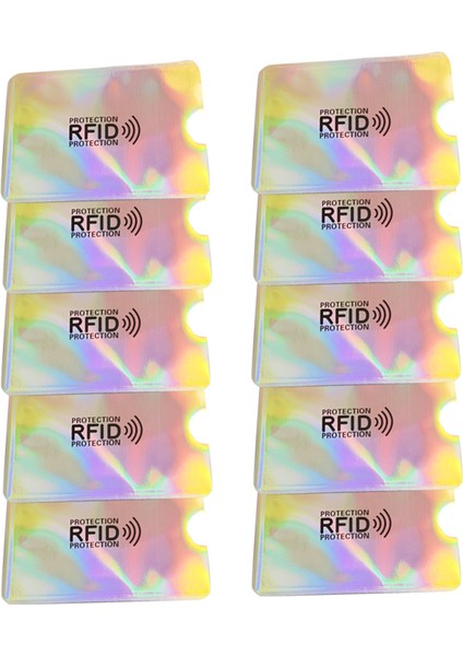 Microgood 10 Adet Taşınabilir AntiIc Rfıd Kredi Bankası Kimlik Kartı Kol Koruyucu Kılıf Yurt Dışından fiyatları