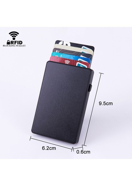 Rfid Kart Tutucu Erkek Cüzdan 2021 Ince Ince Cüzdan Siyah Küçük Mini Sihirli Cüzdan Erkek Akıllı Çanta Minimalist Holografik Cüzdan Yurt Dışından modelleri