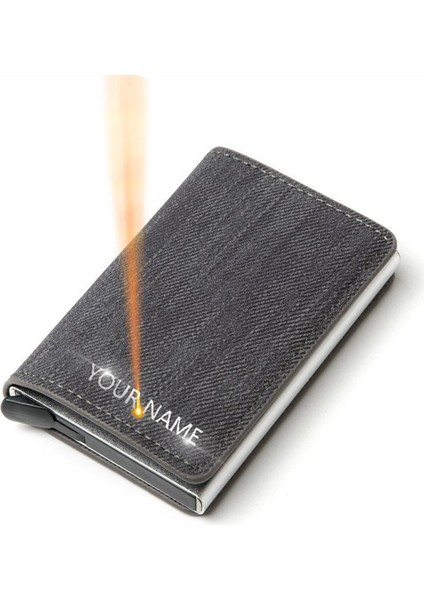 Yeni Rfıd Mini Erkek Cüzdan Kimlik/kredi Kartı Tutucu Erkek Açılır Cüzdan Kısa Yüksek Kaliteli Alüminyum Küçük Para Klipleri Ince Erkek Çantalar Yurt Dışından