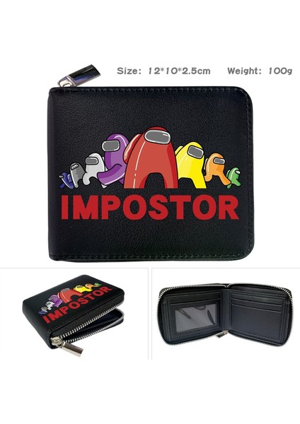 Pu Anime Karikatür Oyunu Cüzdan Kısa Çanta Gençler Için Kart Tutucu Para Cebi Yurt Dışından indirimleri