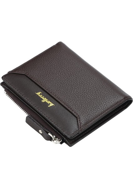 Baellerry Erkek Kısa Cüzdan Çoklu Kart Ince Kesit Fermuar Tokalı Çanta DR023 Yurt Dışından fiyatları