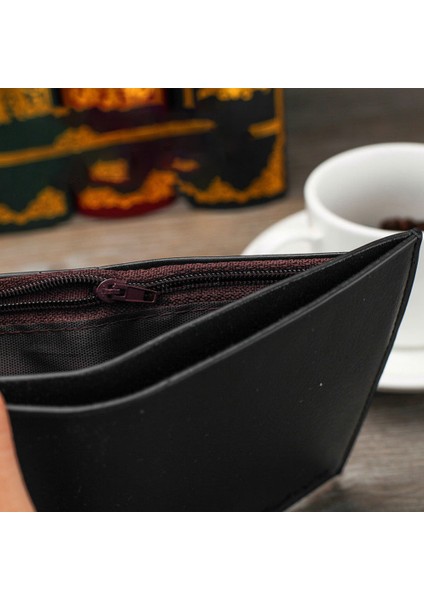 Microgood Erkekler Iş Yumuşak Deri Kısa Cüzdan Çanta Biletleri Kredi Kartı Tutucu Yurt Dışından fiyatları