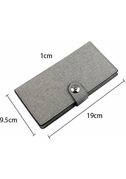 Kanvas Cüzdan Erkek Uzun Cüzdan Çoklu Kart Cüzdan Basit UltraInce Bozuk Para Cüzdanı Banka Kartı Tutucu Debriyaj Fotoğraf Klip Bifold Cüzdan Yurt Dışından fiyatları