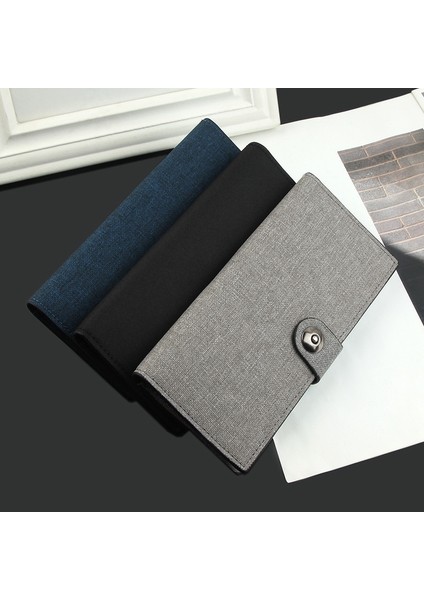 Kanvas Cüzdan Erkek Uzun Cüzdan Çoklu Kart Cüzdan Basit UltraInce Bozuk Para Cüzdanı Banka Kartı Tutucu Debriyaj Fotoğraf Klip Bifold Cüzdan Yurt Dışından indirimleri