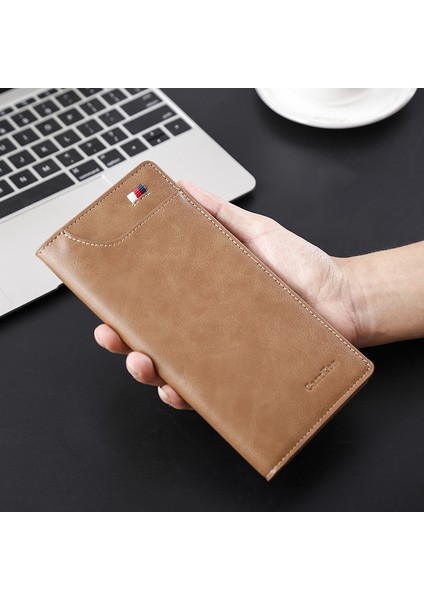 Cüzdan Erkek Uzun Kore Versiyonu 2022 Yeni Rahat Retro Cüzdan Öğrenci Çoklu Kart Cüzdan Adına Tek Parça Yurt Dışından fiyatları