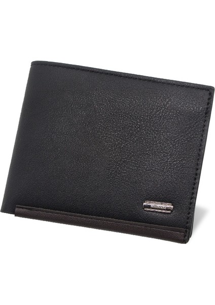 Erkek Cüzdan Kısa Iş Rahat Yatay Bozuk Para Cüzdanı Çok Fonksiyonlu Üç Katlı Para Çantası Tasarımcı Cüzdan Kart Kılıfı Yurt Dışından indirimleri