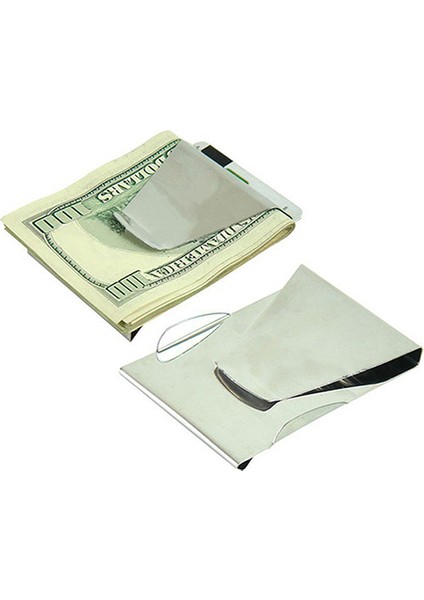 Microgood Paslanmaz Çelik Kimlik Kredi Kartı Tutucu Cüzdan Çift Taraflı Değişim Para Klipsi Yurt Dışından fiyatları