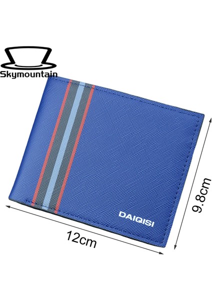 Skymountain Erkek Cüzdan Çok Yuvalı Aşınmaya Dirençli Iki Katlı Erkek Minimalist Cüzdan Yurt Dışından fırsatları