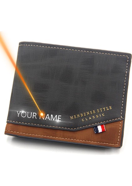 Kısa Erkek Cüzdan Ince Klasik Para Cebi Fotoğraf Tutucu Küçük Erkek Cüzdan Baskı Kaliteli Kart Sahibinin Buzlu Deri Erkek Çantalar Yurt Dışından