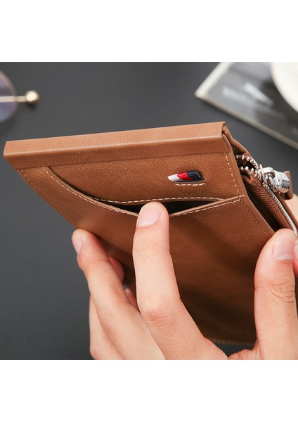 2022 Yeni Erkek Uzun Kart Sahibi Kore Rahat Gençlik Toka Kart Sahibi Çoklu Kart Fermuarlı Kartvizitlik Yurt Dışından fırsatları