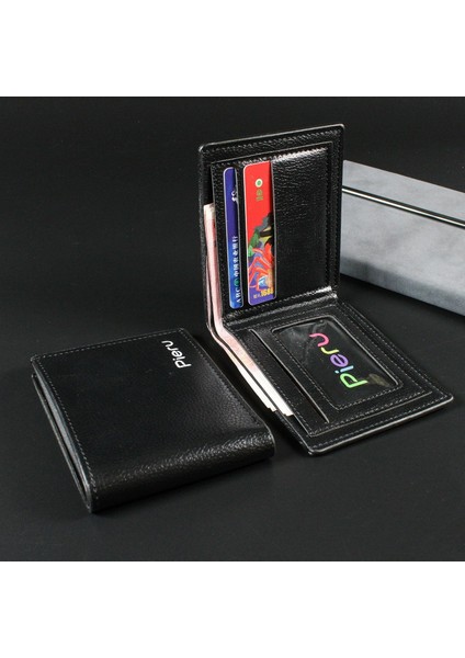 Dış Ticaret Yatay Erkek Cüzdanı Lychee Desen Çoklu Kart Iş Erkek Cüzdanı Moda Hediye On Yuan Mağaza Kaynağı Yurt Dışından fırsatları