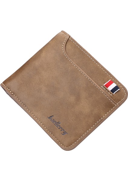 Baellerry Erkek Kısa Cüzdan Kore Versiyonu Ince Çoklu Kart Ehliyet Kart Çantası Moda Yatay Bozuk Para Cüzdanı Yurt Dışından indirimleri