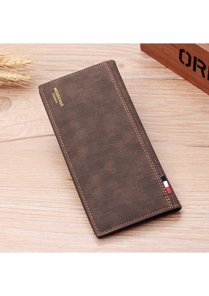 Erkek Cüzdan Uzun Debriyaj Moda Basit Büyük Kapasiteli Çok Fonksiyonlu Tasarımcı Cüzdan Lüks Marka Para Çantası Kart Sahibinin Yurt Dışından indirimleri