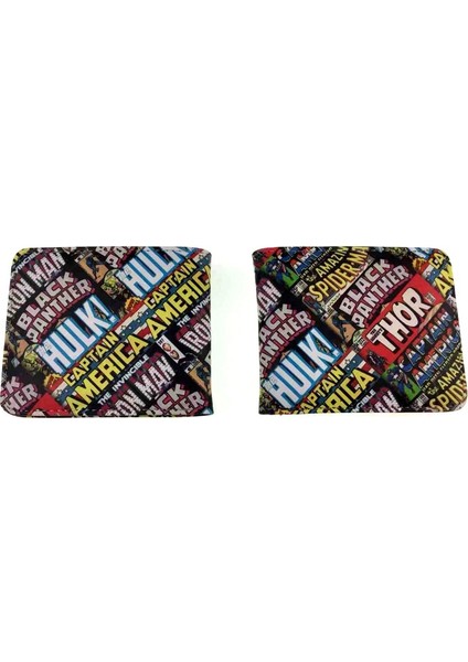 Marvel Cüzdan Örümcek Adam Süper Kahramanlar Anime Erkek Cüzdan El Çantası Pu Karikatürler Erkekler Çanta Kart Tutucu Moda Para Klip Cüzdan Yurt Dışından fırsatları