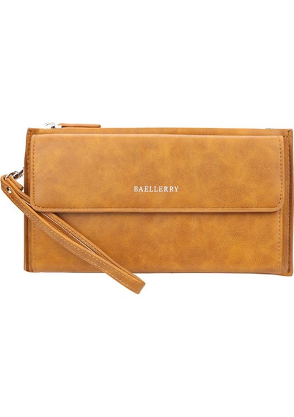 Baellerry Erkekler Uzun Cüzdan Yumuşak Deri Çok Fonksiyonlu Cep Telefon Cebi Fermuarlı Kart Tutucu Bozuk Para Cüzdanı Carteira Masculina Yurt Dışından