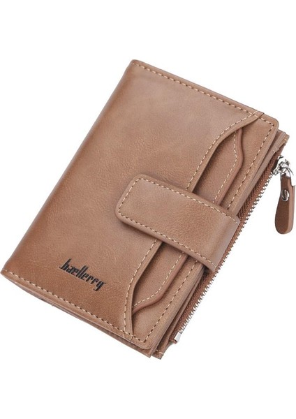 Baellerry Cüzdan Erkek Kısa Bölüm Kore Moda Çoklu Kart Fermuarlı Cüzdan D3218 Moda Çanta Yurt Dışından fırsatları
