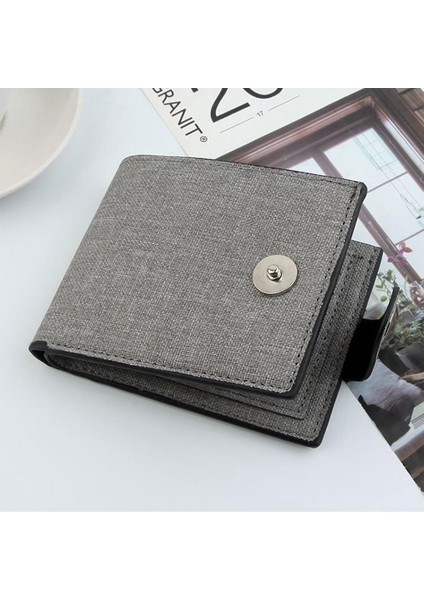 Erkekler Kanvas Rahat Iş Cüzdan Kart Yuvaları ile Ekstra Kapasiteli Kumaş Desen Ultra Güçlü Dikiş Kısa Cüzdan Mükemmel Hediye Yurt Dışından fiyatları