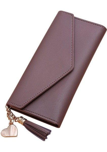 Uzun Bayan Cüzdan Pu Kadın Çanta Çanta Katı Debriyaj Çanta Kartları Nakit Tutucu Yurt Dışından fiyatları