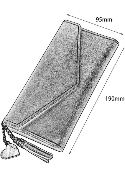 Uzun Bayan Cüzdan Pu Kadın Çanta Çanta Katı Debriyaj Çanta Kartları Nakit Tutucu Yurt Dışından fırsatları