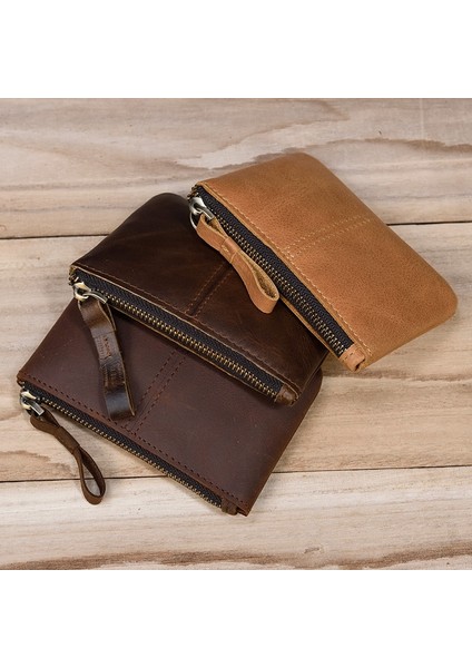 Luufan Deri Erkek Kadın Para Klip Gerçek Inek Deri Kısa Cüzdan Ince Para Cep Cüzdan Bifold Deri Çanta Kart Durumda Yurt Dışından fiyatları