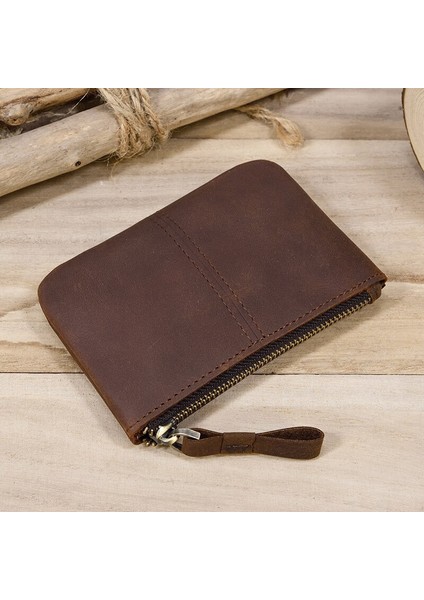 Luufan Deri Erkek Kadın Para Klip Gerçek Inek Deri Kısa Cüzdan Ince Para Cep Cüzdan Bifold Deri Çanta Kart Durumda Yurt Dışından fırsatları