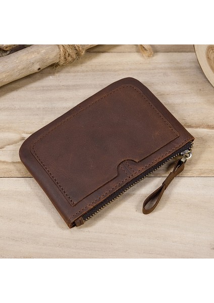 Luufan Deri Erkek Kadın Para Klip Gerçek Inek Deri Kısa Cüzdan Ince Para Cep Cüzdan Bifold Deri Çanta Kart Durumda Yurt Dışından indirimleri