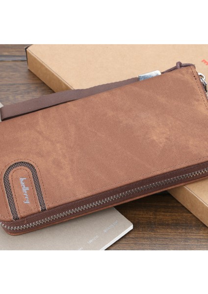 Erkek Cüzdan Pu Iş Çantası Fermuar Çok Fonksiyonlu Kart Yuvası Uzun Yatay Cüzdan Yurt Dışından modelleri