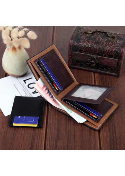 Yeni Erkek Cüzdanı Kısa Retro Avrupa ve Amerikan Büyük Kapasiteli Kart Çantası Yatay Cüzdan Dolar Klipsi Gelgit Adına Tek Parça Yurt Dışından fiyatları