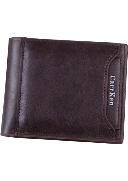 Yeni Erkek Cüzdanı Kısa Retro Avrupa ve Amerikan Büyük Kapasiteli Kart Çantası Yatay Cüzdan Dolar Klipsi Gelgit Adına Tek Parça Yurt Dışından indirimleri