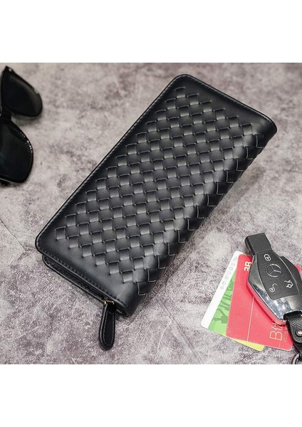 Yeni Çoklu Kart Dokuma Cüzdan Uzun Çanta El Dokuması Cep Telefonu Çantası Debriyaj Erkek ve Kadın Cüzdanları Yurt Dışından fiyatları