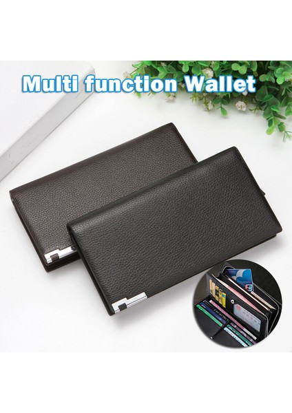 Erkek Çok Fonksiyonlu Cüzdan Büyük Kapasiteli Çanta Iş Sınır Ötesi Uzun Stil Çoklu Kart Pozisyonu Fermuarlı Clutchbag Yurt Dışından modelleri