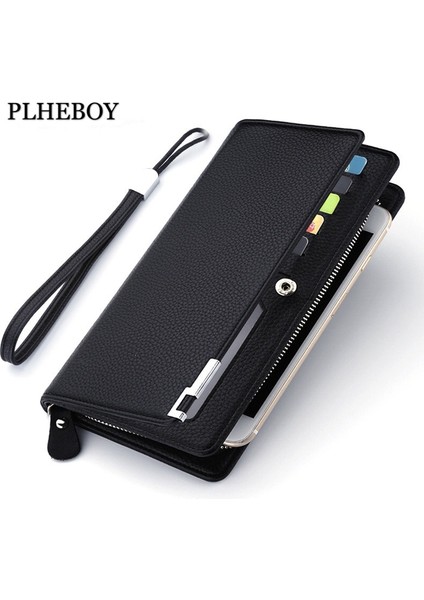 2020 Yeni Erkek Cüzdan Iş Sınır Ötesi Uzun Çok Fonksiyonlu Büyük Kapasiteli Çoklu Kart Pozisyonu Fermuarlı Çanta Evrak Çantası Yurt Dışından modelleri