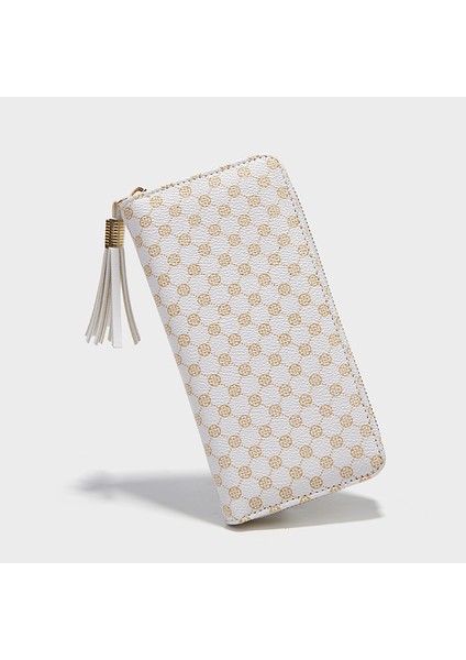 Retro Bayanlar Uzun Cüzdan 2022 Yeni Trend Çanta Büyük Kapasiteli Püskül Niş Tasarım Kart Çantası Bayan Debriyaj Yurt Dışından modelleri