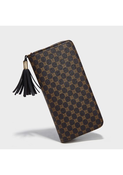 Retro Bayanlar Uzun Cüzdan 2022 Yeni Trend Çanta Büyük Kapasiteli Püskül Niş Tasarım Kart Çantası Bayan Debriyaj Yurt Dışından fırsatları