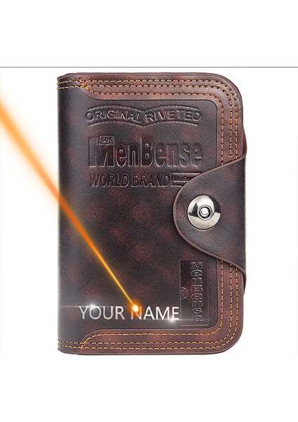 Yeni Kısa Erkek Cüzdan Ince Vintage Kart Sahibinin Erkek Cüzdan Yüksek Kaliteli Lüks Pu Deri Fotoğraf Tutucu Küçük Adam Çanta Cüzdan Yurt Dışından