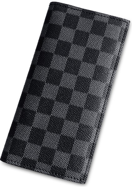 Spot Moda Ekose Erkek Cüzdan Hafif Iş Orta ve Uzun El Çantası Büyük Kapasiteli Çoklu Kart Bozuk Para Cüzdanı Yurt Dışından fırsatları