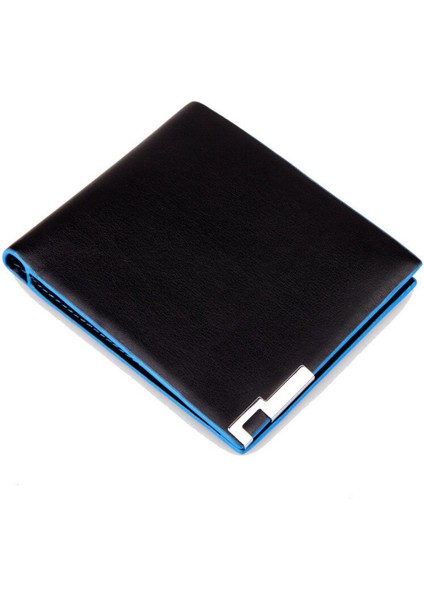 Erkek Kısa Cüzdan Kore Versiyonu Kontrast Renkli Cüzdan 2 Katlı Açık Para Çanta Kadın Renkli Cüzdan Ince Kesit Cüzdan Erkekler Yurt Dışından