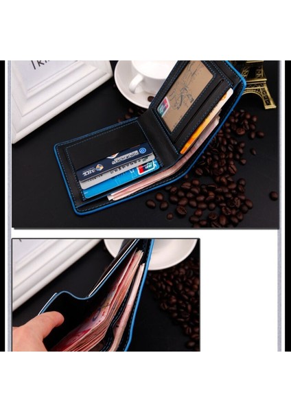 Erkek Kısa Cüzdan Kore Versiyonu Kontrast Renkli Cüzdan 2 Katlı Açık Para Çanta Kadın Renkli Cüzdan Ince Kesit Cüzdan Erkekler Yurt Dışından indirimleri