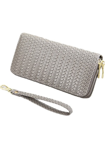 Cüzdan Kadın Uzun 2022 Yeni Batı Tarzı Çift Fermuarlı Büyük Kapasiteli Debriyaj Rugan Cep Telefonu Çantası Yurt Dışından indirimleri