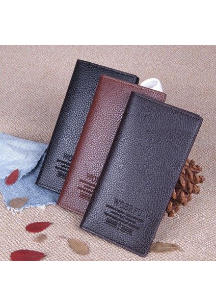 Erkek Uzun Cüzdan Üreticileri Cüzdan Erkek Kart Tutucu Bozuk Para Cüzdanı Çoklu Kart Pozisyonu Yumuşak Deri Cüzdan Uzun Çanta Yurt Dışından