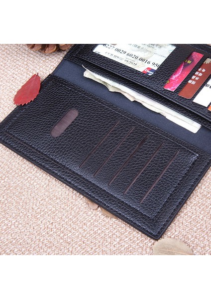 Erkek Uzun Cüzdan Üreticileri Cüzdan Erkek Kart Tutucu Bozuk Para Cüzdanı Çoklu Kart Pozisyonu Yumuşak Deri Cüzdan Uzun Çanta Yurt Dışından fırsatları