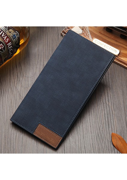 Göbeklady Şık Erkek Kanvas Doku Uzun Tarzı Cüzdan Yumuşak BirleştirmeÇapraz Para Klip Noel Doğum Günü Hediyesi Yurt Dışından indirimleri