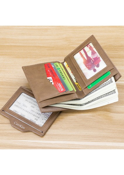 2019 Yeni Erkek Cüzdan Kısa Çok Fonksiyonlu Dikey Gençlik Öğrenci Gelgit Ehliyet Kartı Cüzdanı Cüzdan Noktası Yurt Dışından fiyatları