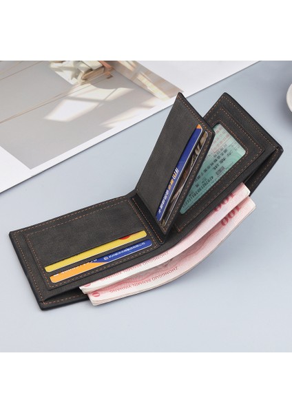 Erkek Cüzdan Kısa Buzlu Kore Versiyonu Cüzdan Dolar Klipsi Kısa Yumuşak Cüzdan Trendi Fermuarlı Çanta Fabrika Yurt Dışından fiyatları