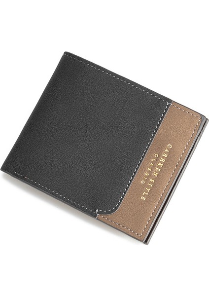 2020 Yeni Carrken Erkek Kısa Cüzdan Yatay Retro Buzlu Üç Katlı Rahat Retro Cüzdan Yurt Dışından modelleri