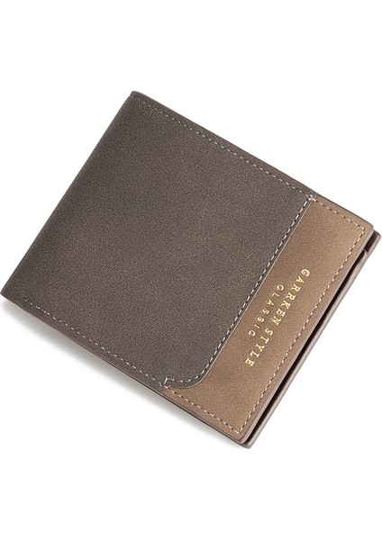 2020 Yeni Carrken Erkek Kısa Cüzdan Yatay Retro Buzlu Üç Katlı Rahat Retro Cüzdan Yurt Dışından fırsatları