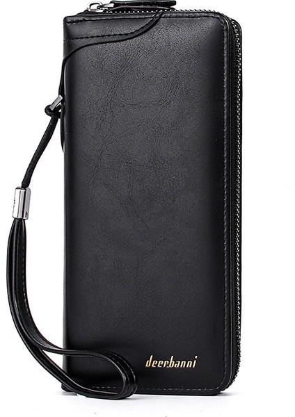 Deerbanni Erkek Uzun Pu Fermuarlı Çoklu Kart El Çantası Yurt Dışından indirimleri